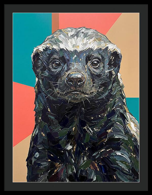 Honey Badger Portrait
