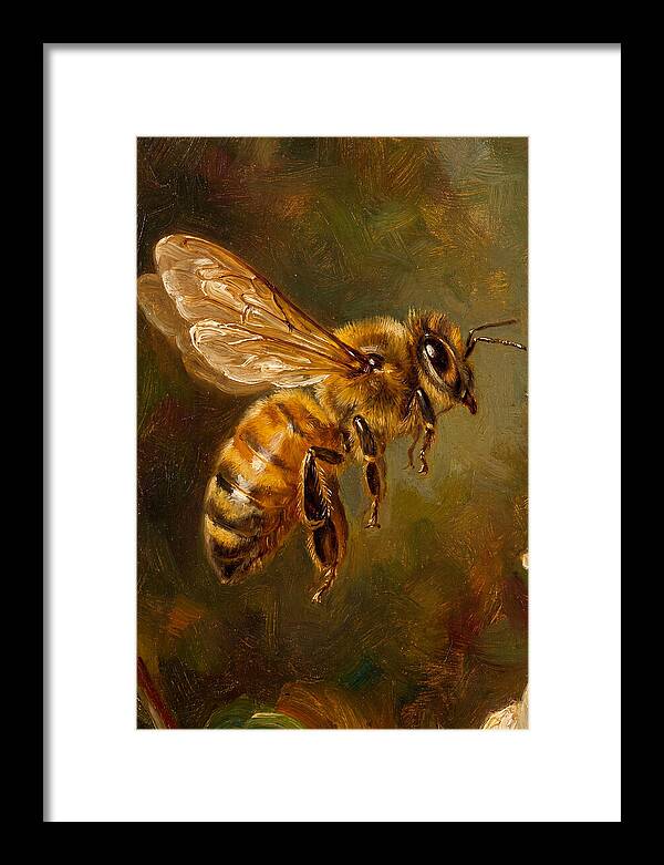 Honeybee In Flight