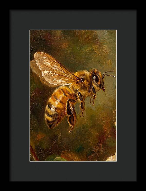 Honeybee In Flight