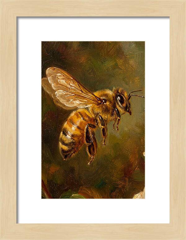 Honeybee In Flight