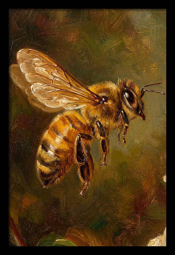 Honeybee In Flight