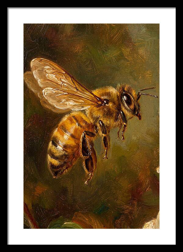 Honeybee In Flight