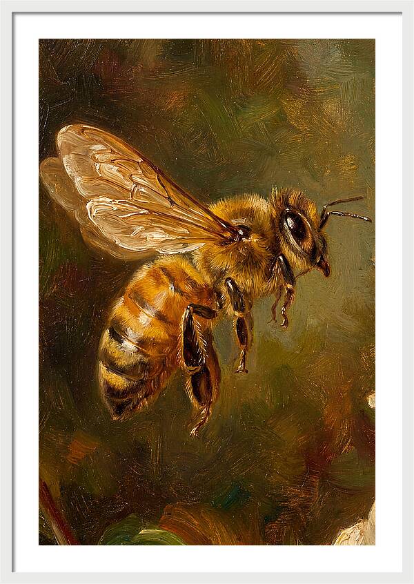 Honeybee In Flight