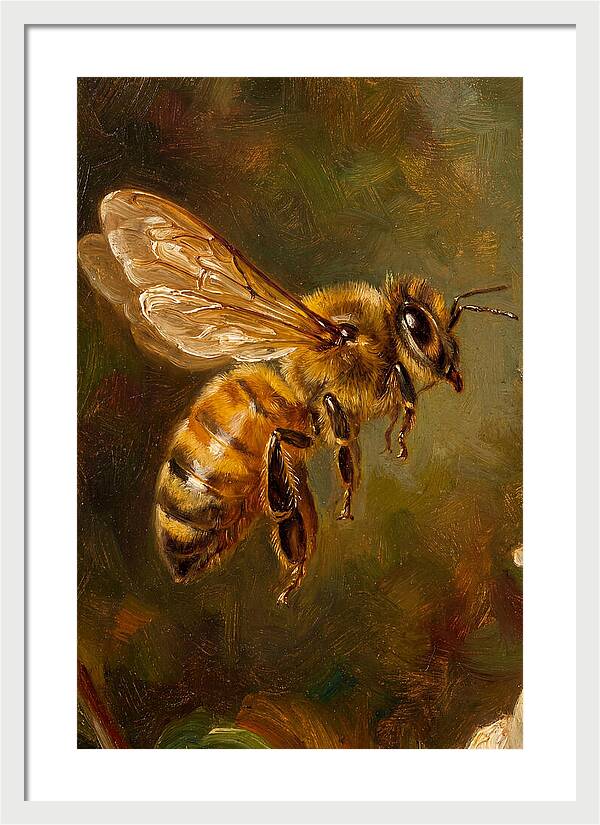 Honeybee In Flight