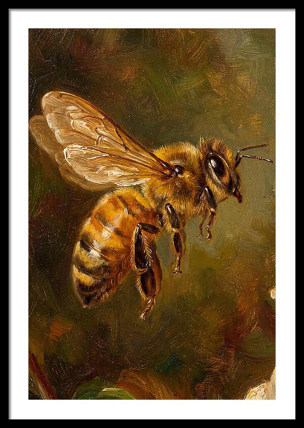 Honeybee In Flight