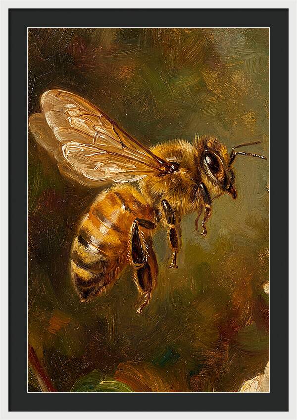 Honeybee In Flight