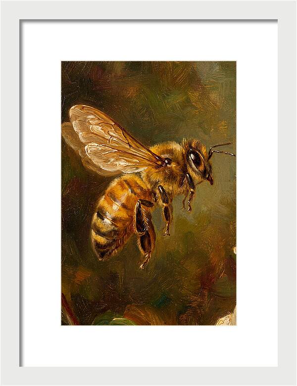Honeybee In Flight