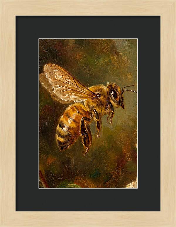 Honeybee In Flight