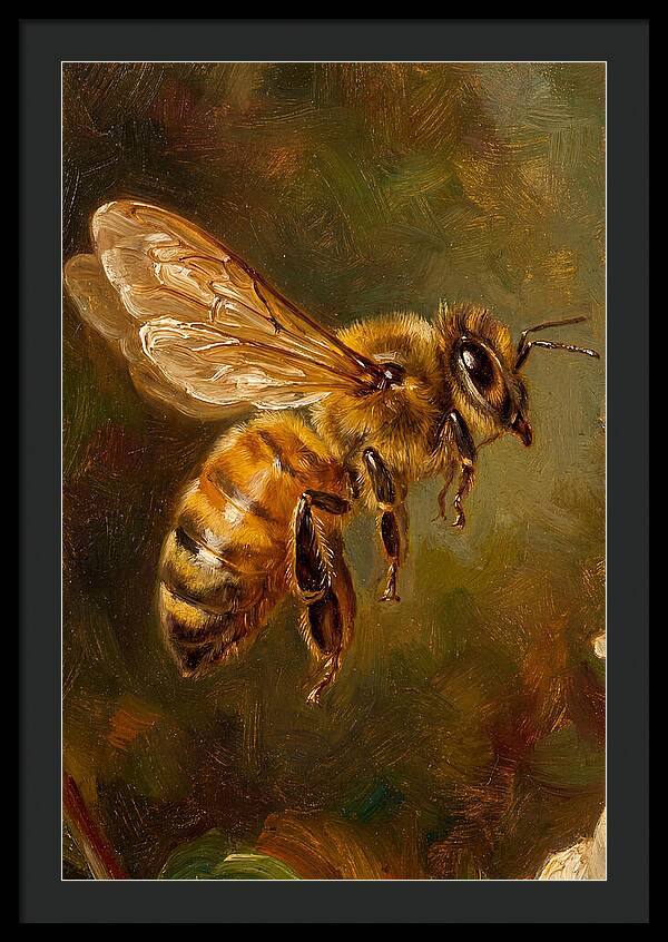 Honeybee In Flight