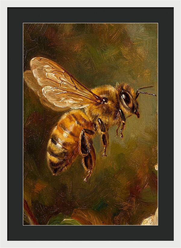 Honeybee In Flight