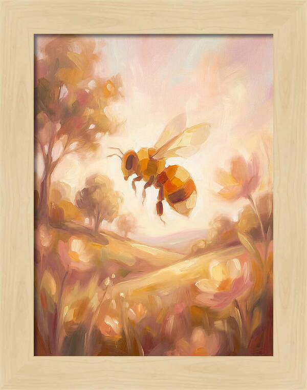 Honeybee In Nature