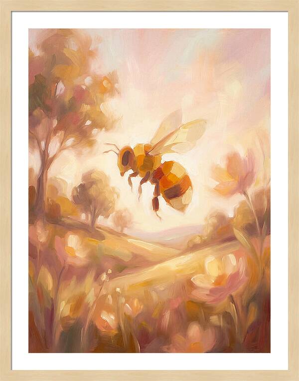 Honeybee In Nature