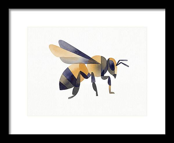 Honeybee In Watercolor Style