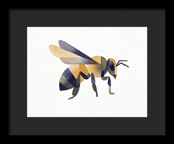 Honeybee In Watercolor Style
