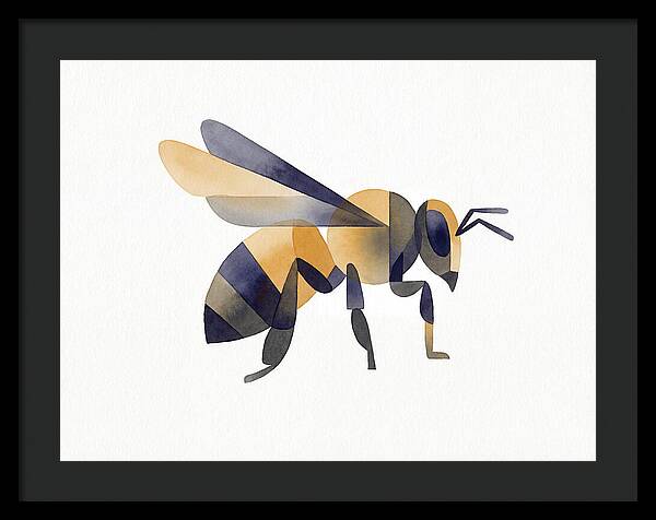 Honeybee In Watercolor Style