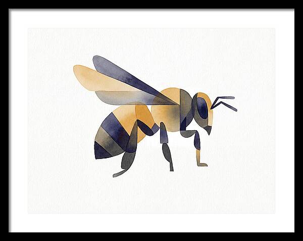 Honeybee In Watercolor Style