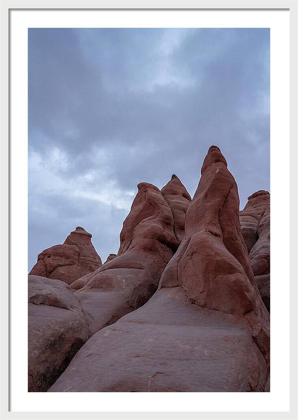 Hoodoo Formations At Dusk