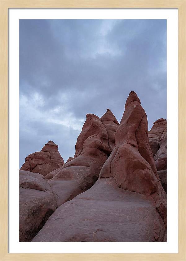 Hoodoo Formations At Dusk