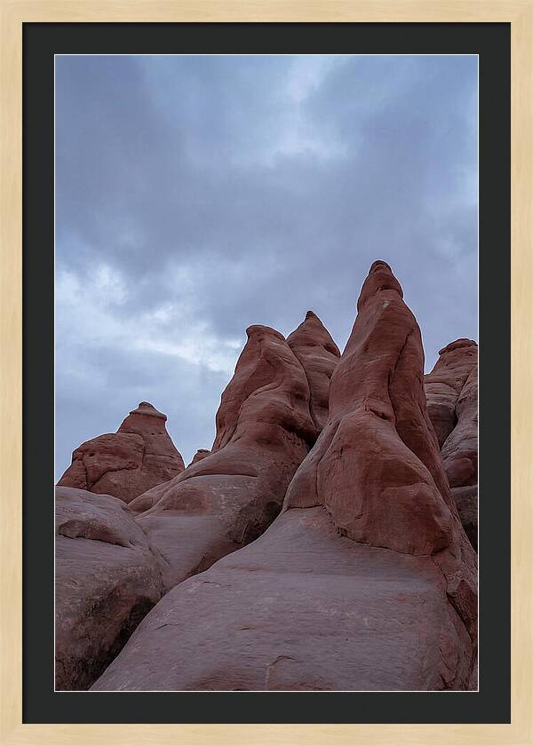 Hoodoo Formations At Dusk