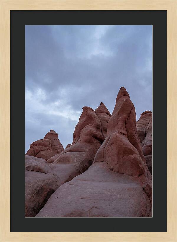 Hoodoo Formations At Dusk
