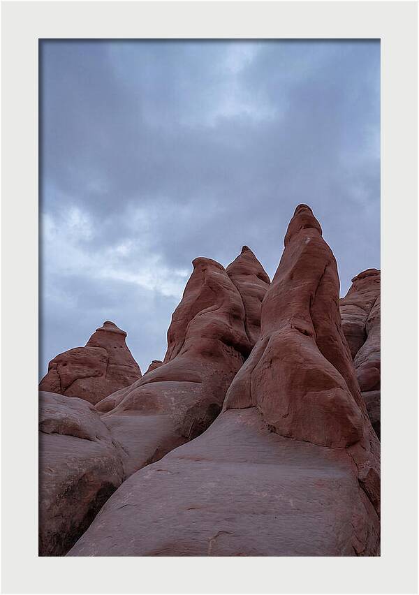 Hoodoo Formations At Dusk
