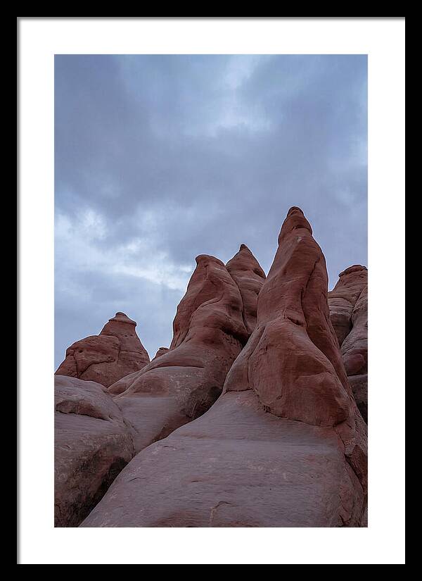 Hoodoo Formations At Dusk