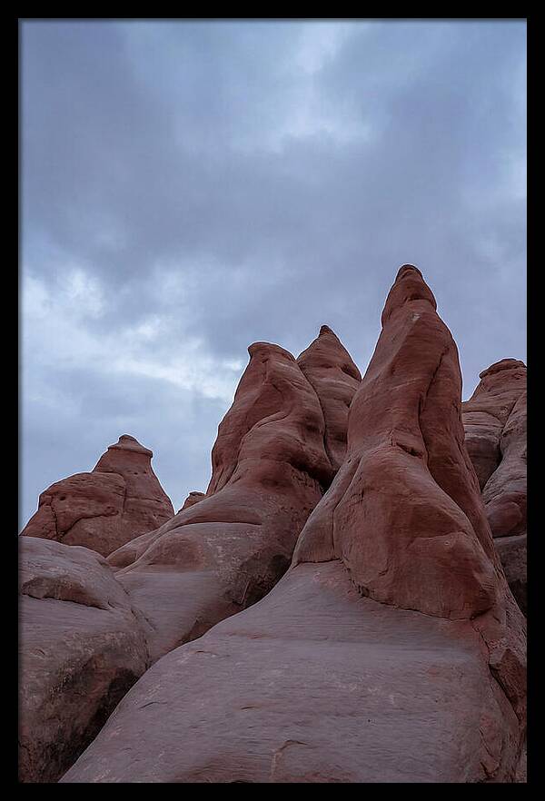 Hoodoo Formations At Dusk