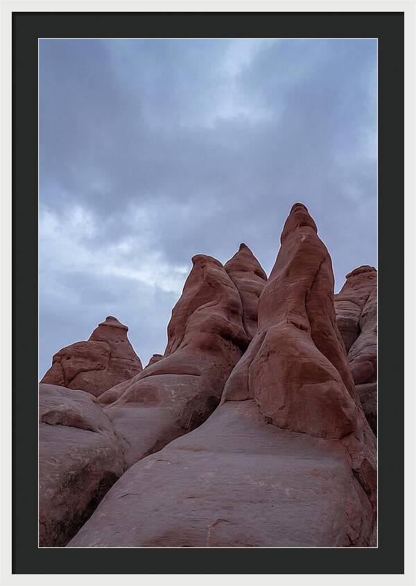 Hoodoo Formations At Dusk
