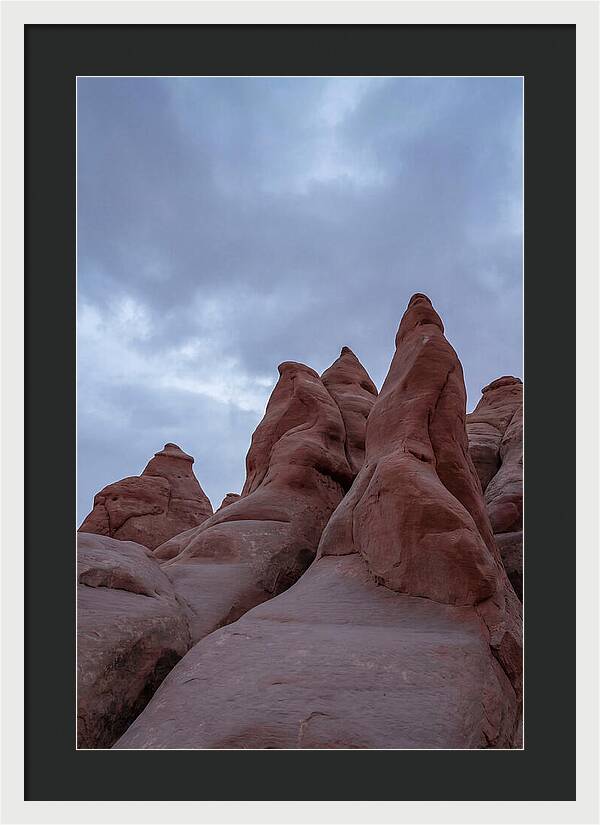 Hoodoo Formations At Dusk