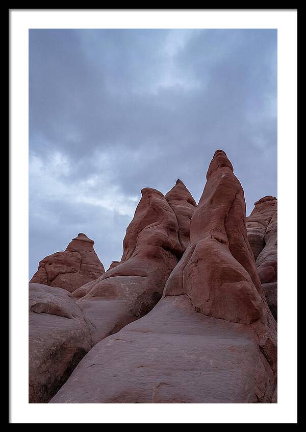 Hoodoo Formations At Dusk
