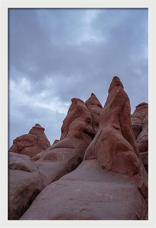 Hoodoo Formations At Dusk
