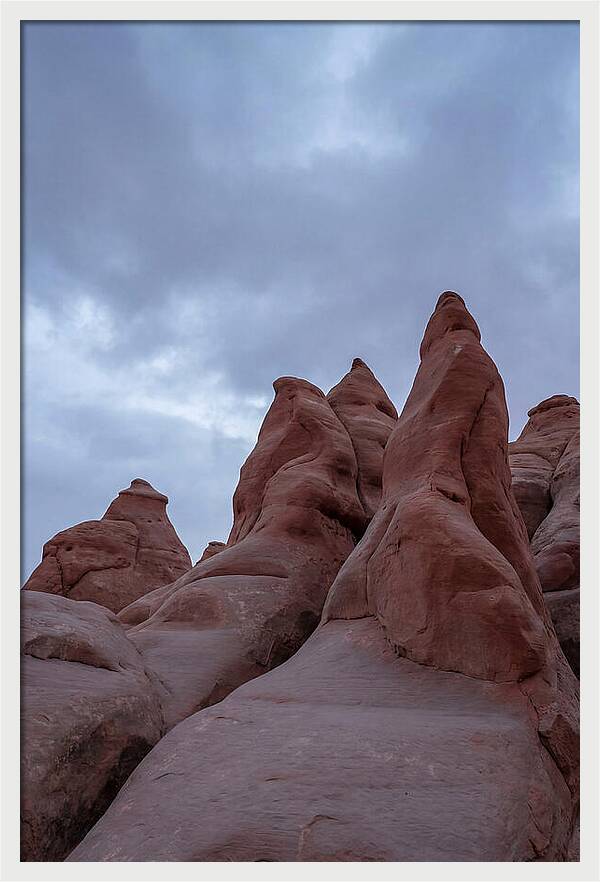 Hoodoo Formations At Dusk