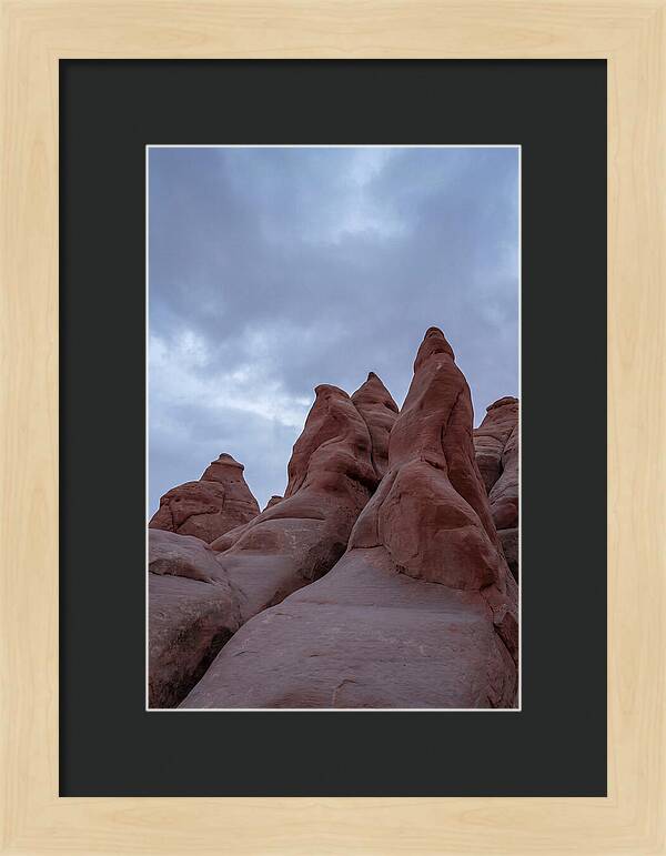 Hoodoo Formations At Dusk