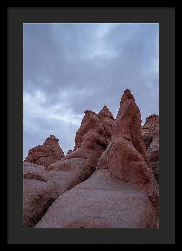 Hoodoo Formations At Dusk