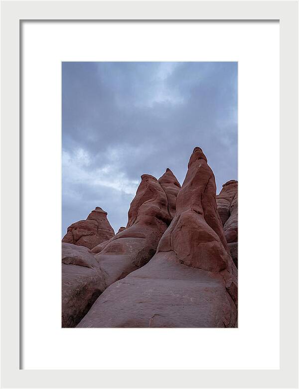 Hoodoo Formations At Dusk