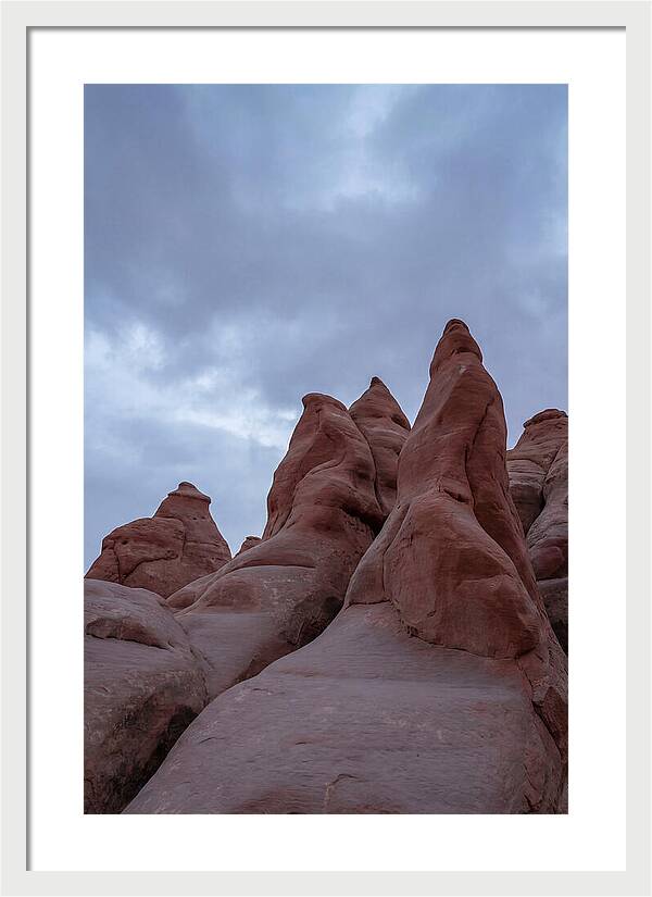 Hoodoo Formations At Dusk
