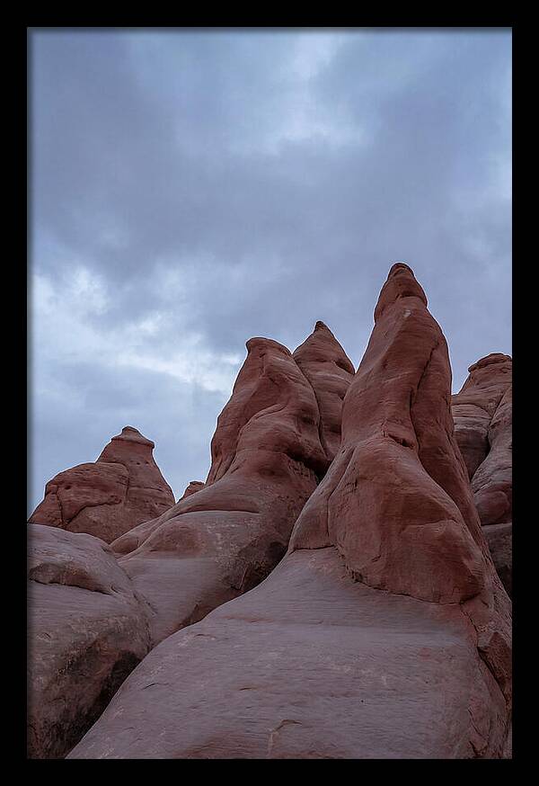 Hoodoo Formations At Dusk