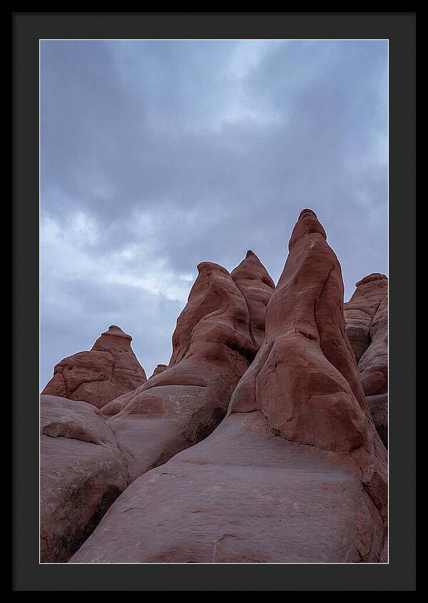 Hoodoo Formations At Dusk