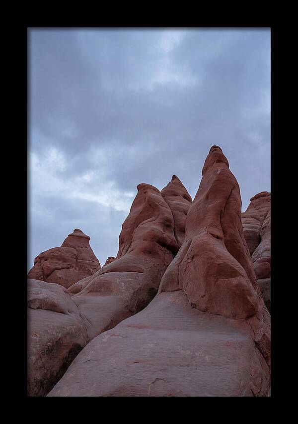 Hoodoo Formations At Dusk
