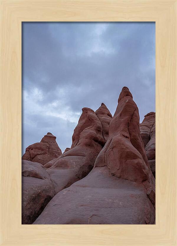 Hoodoo Formations At Dusk