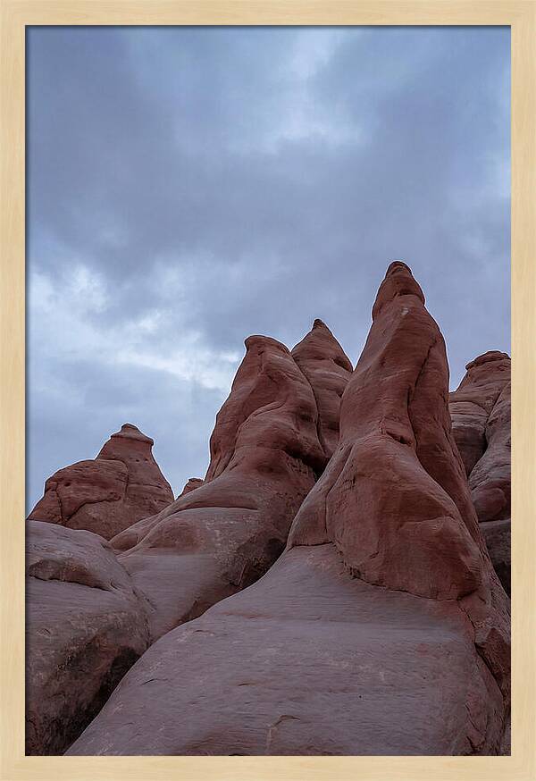 Hoodoo Formations At Dusk