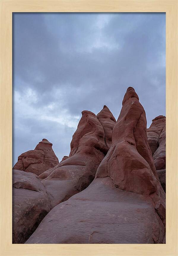 Hoodoo Formations At Dusk