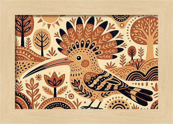 Hoopoe Folk Art