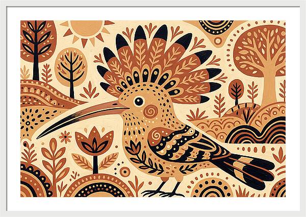 Hoopoe Folk Art