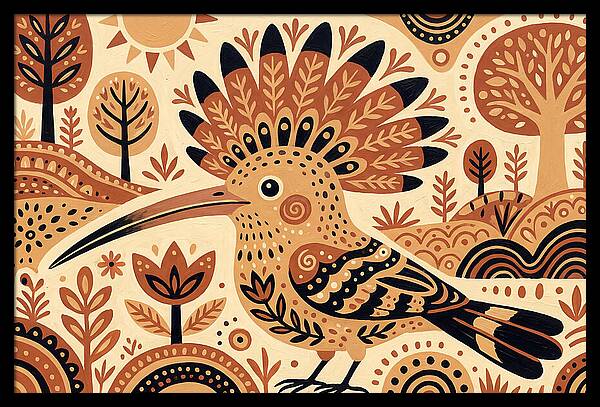 Hoopoe Folk Art