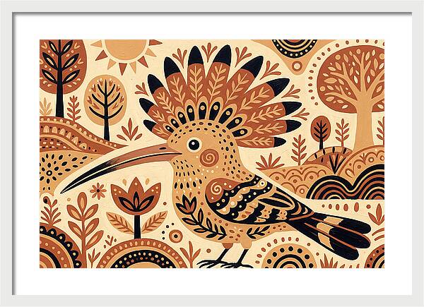 Hoopoe Folk Art