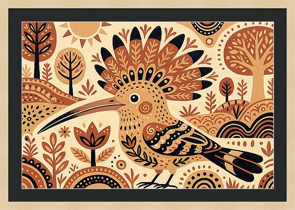 Hoopoe Folk Art