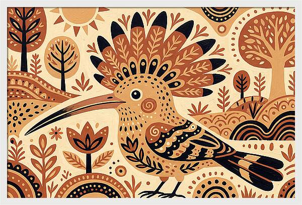Hoopoe Folk Art