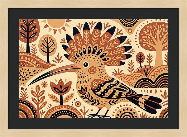 Hoopoe Folk Art