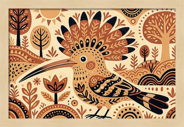 Hoopoe Folk Art